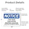 Signmission Front Desk Evacuation Meeting Location Flag, 10 in W x Rectangle, Plastic OS-2PACK-NS-P-710-L-12926 - alternate 3